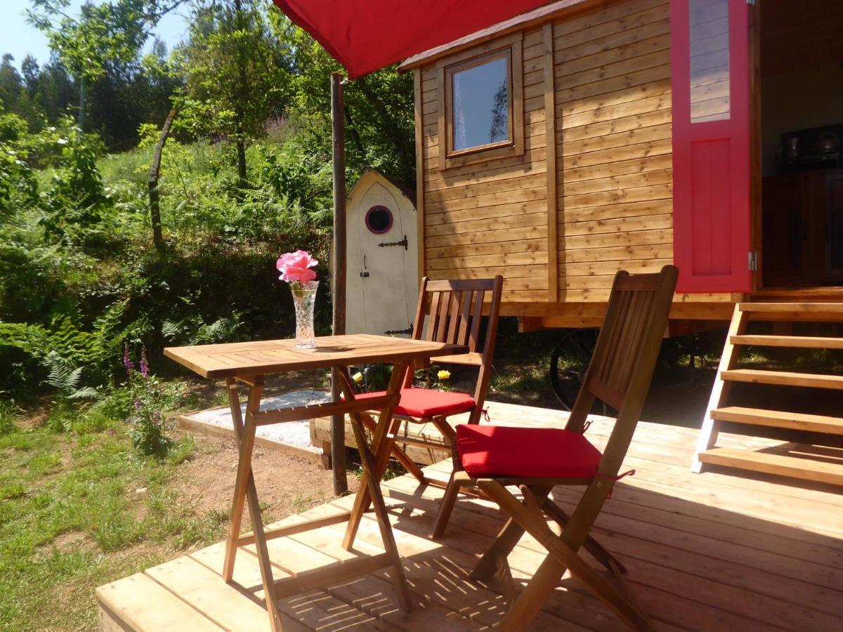 Rosa The Cosy Cabin - Gypsy Wagon - Shepherds Hut, River Views Off-Grid Eco Living Педроган-Гранди Экстерьер фото